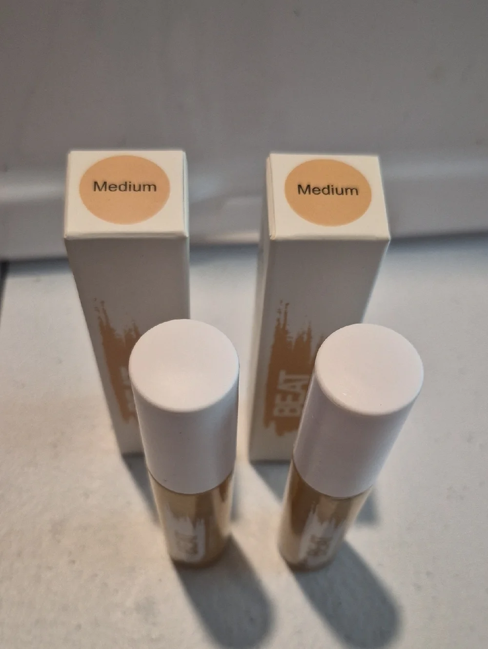 Lot Of 2 Belle Beauty Cosmetics Beat Concealer Medium Shade New In Box